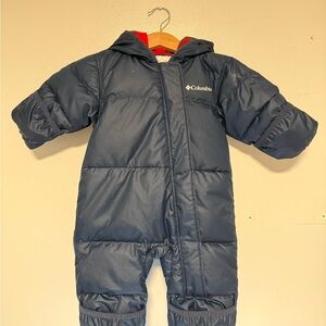 Columbia Dark Blue Infant Snowsuit